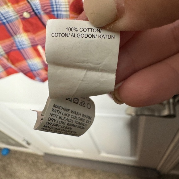 LUCKY BRAND Mens Western Plaid Classic Fit Pearl Snap Button Down Shirt Size L - Picture 8 of 9